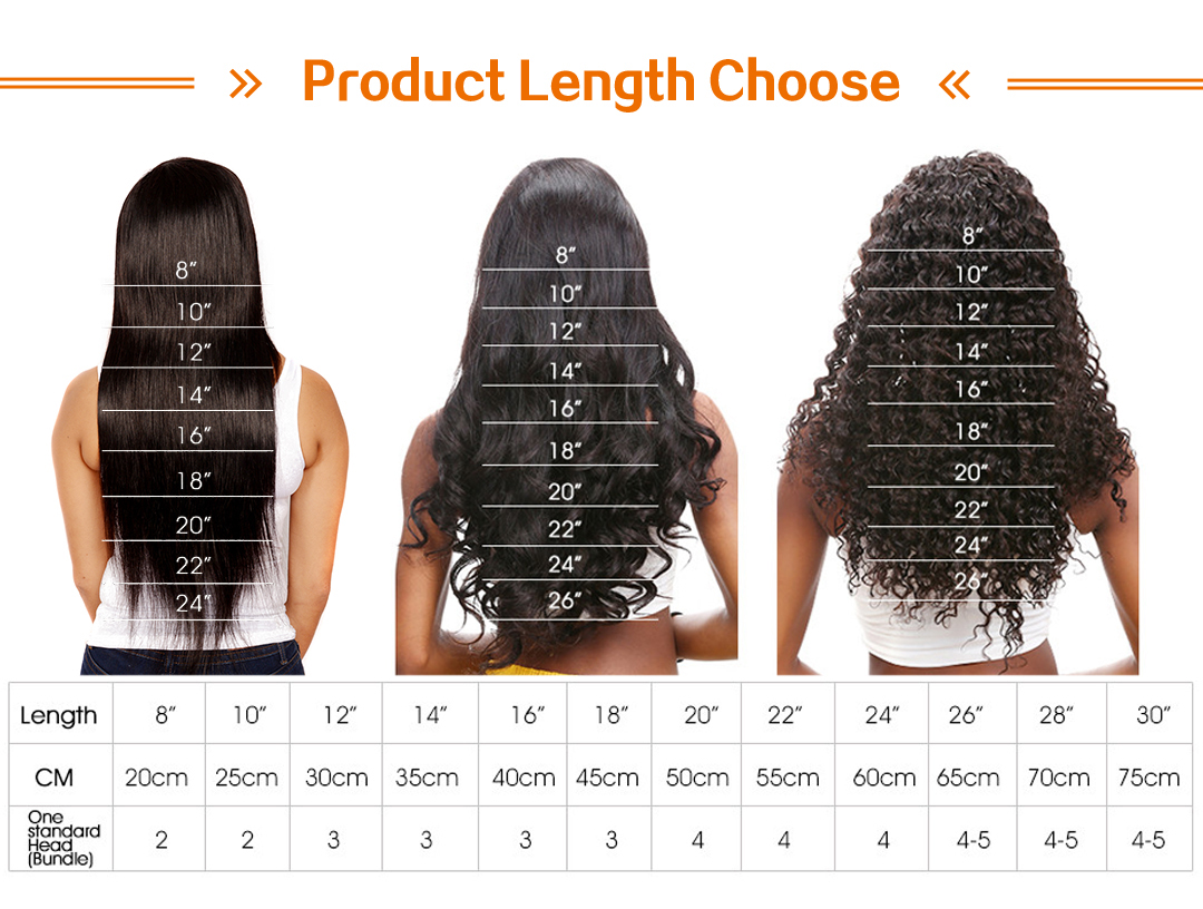 human hair length