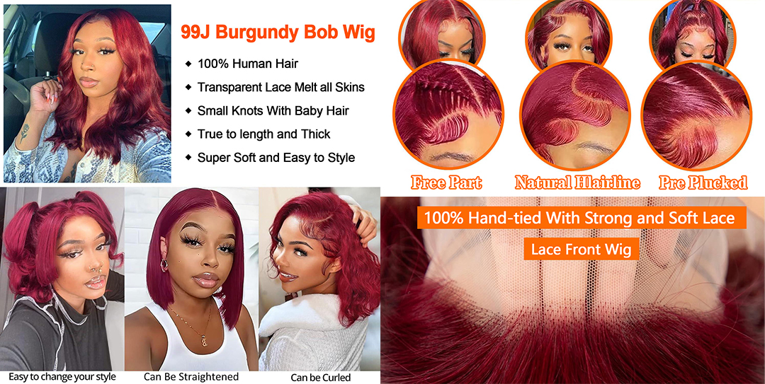 Foxen hd bob wig