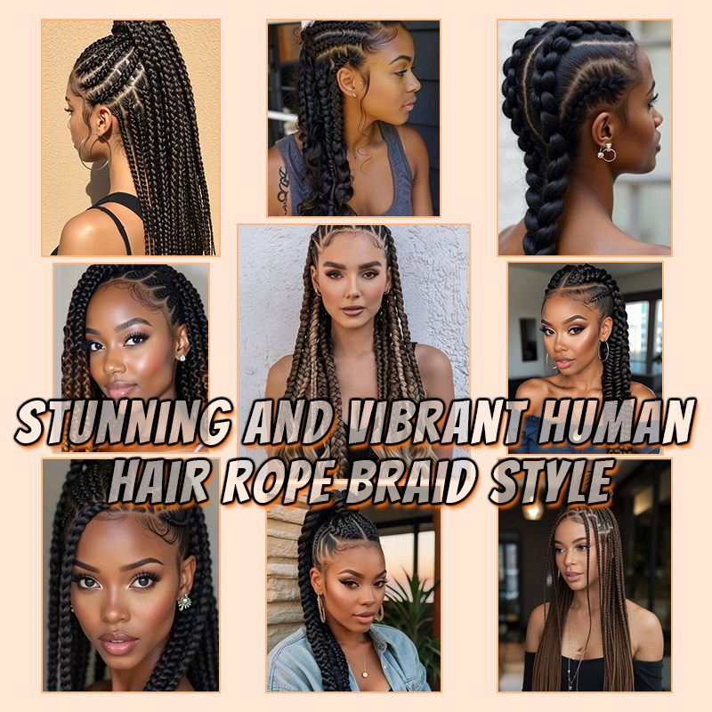 How to Create Human Hair Rope Braids: Stunning and Vibrant Looks