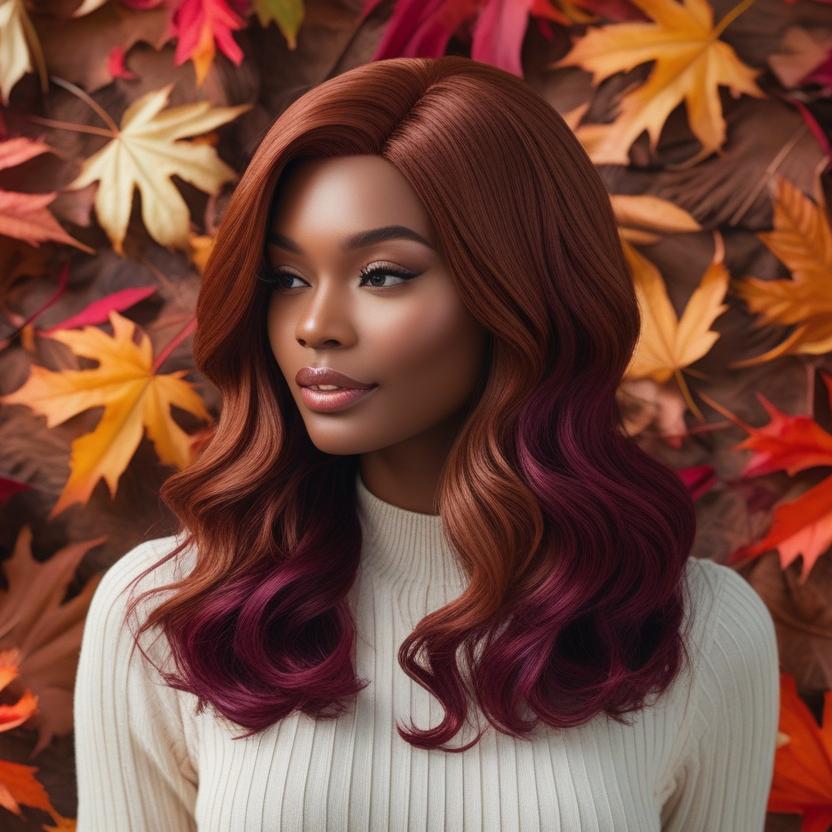 Top Wig Colors to Try in Early Autumn: Vibrant Hues