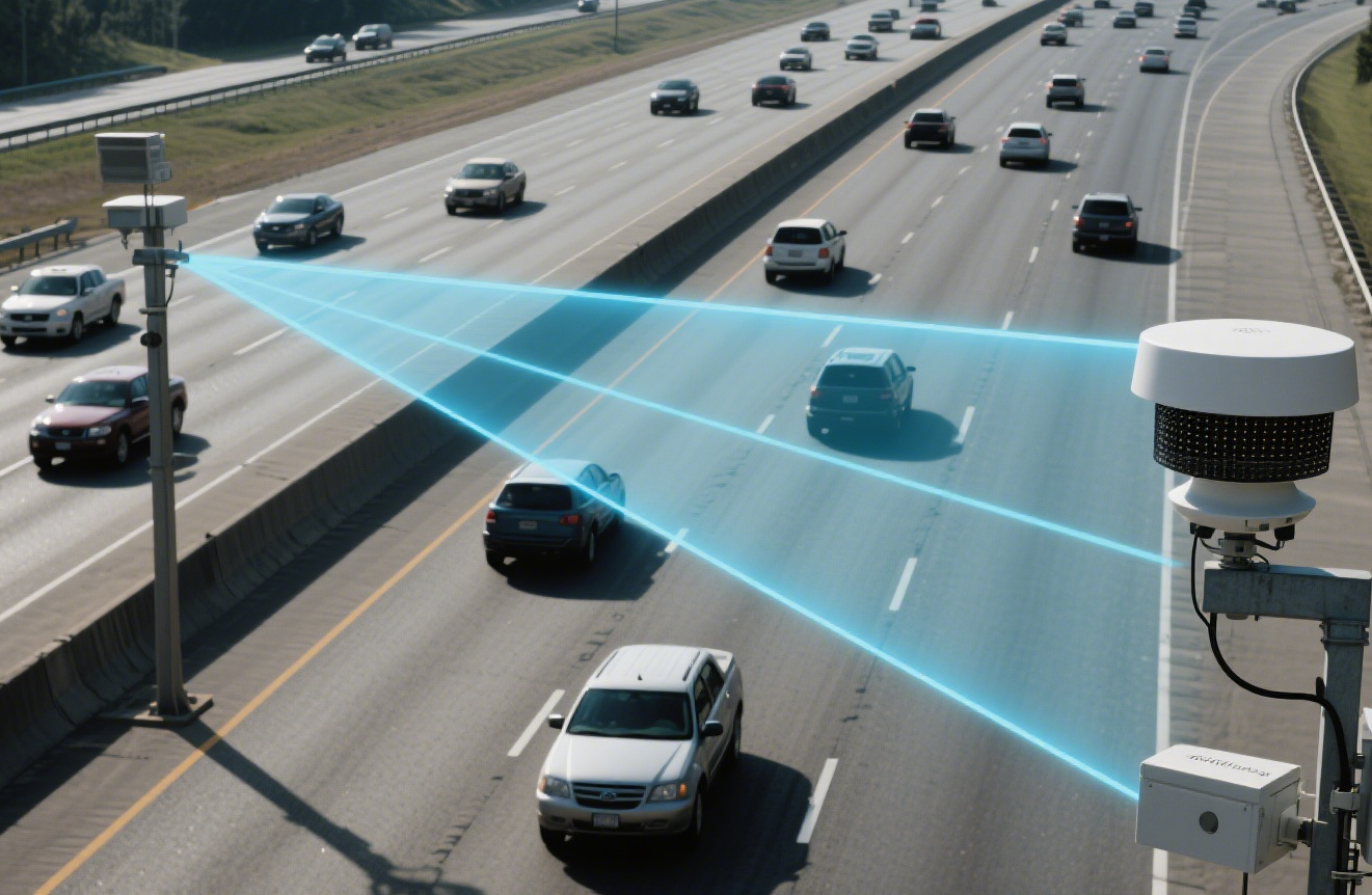 ¿Puede el radar de ondas milimétricas medir con precisión la velocidad del vehículo en el tráfico de varios carriles?