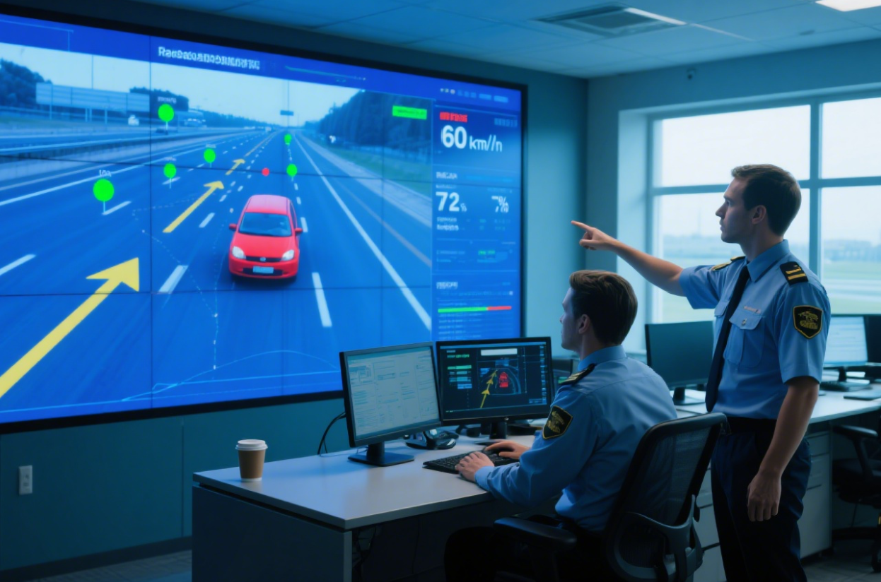 ¿Puede el radar de ondas milimétricas medir con precisión la velocidad del vehículo en carriles estrechos?