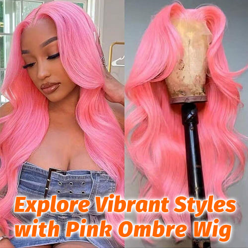 Explore Vibrant Styles with Pink Ombre Wig