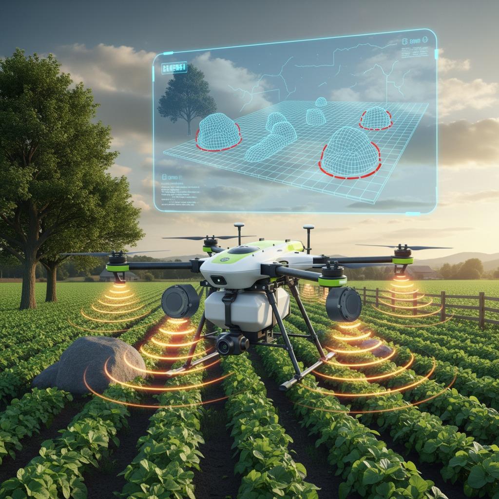 毫米波雷达、农业喷洒无人机、农业无人机、精准农业技术、农业雷达技术