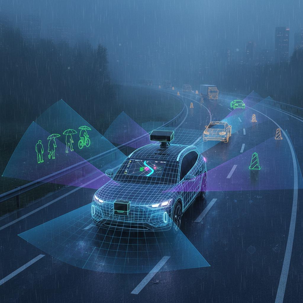 رادار رباعي الأبعاد يعمل بموجات المليمتر