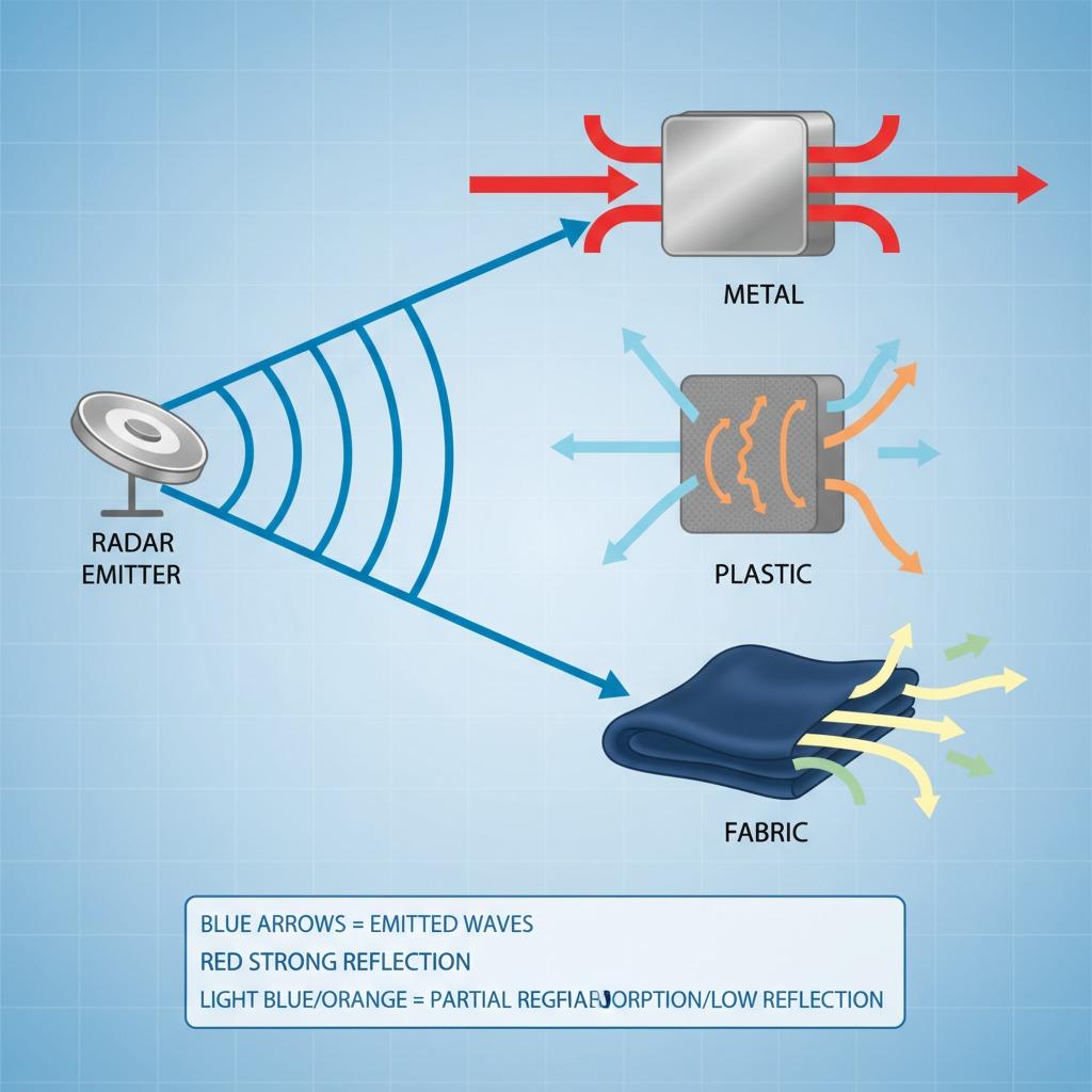 материал цели радара