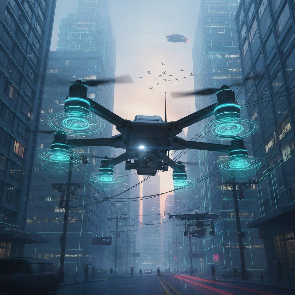 mmWave Radar Drone Obstacle Avoidance