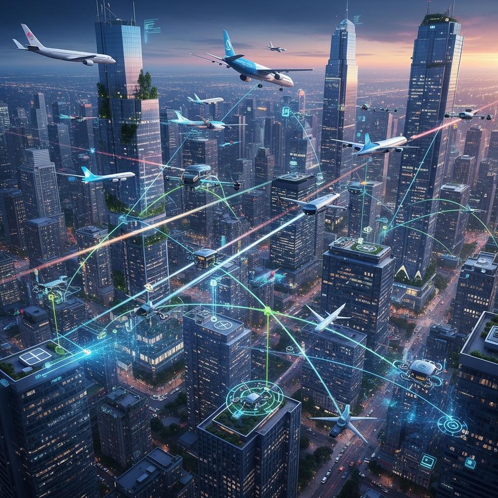 Dominando la operación compleja del espacio aéreo con IA y sistemas autónomos.