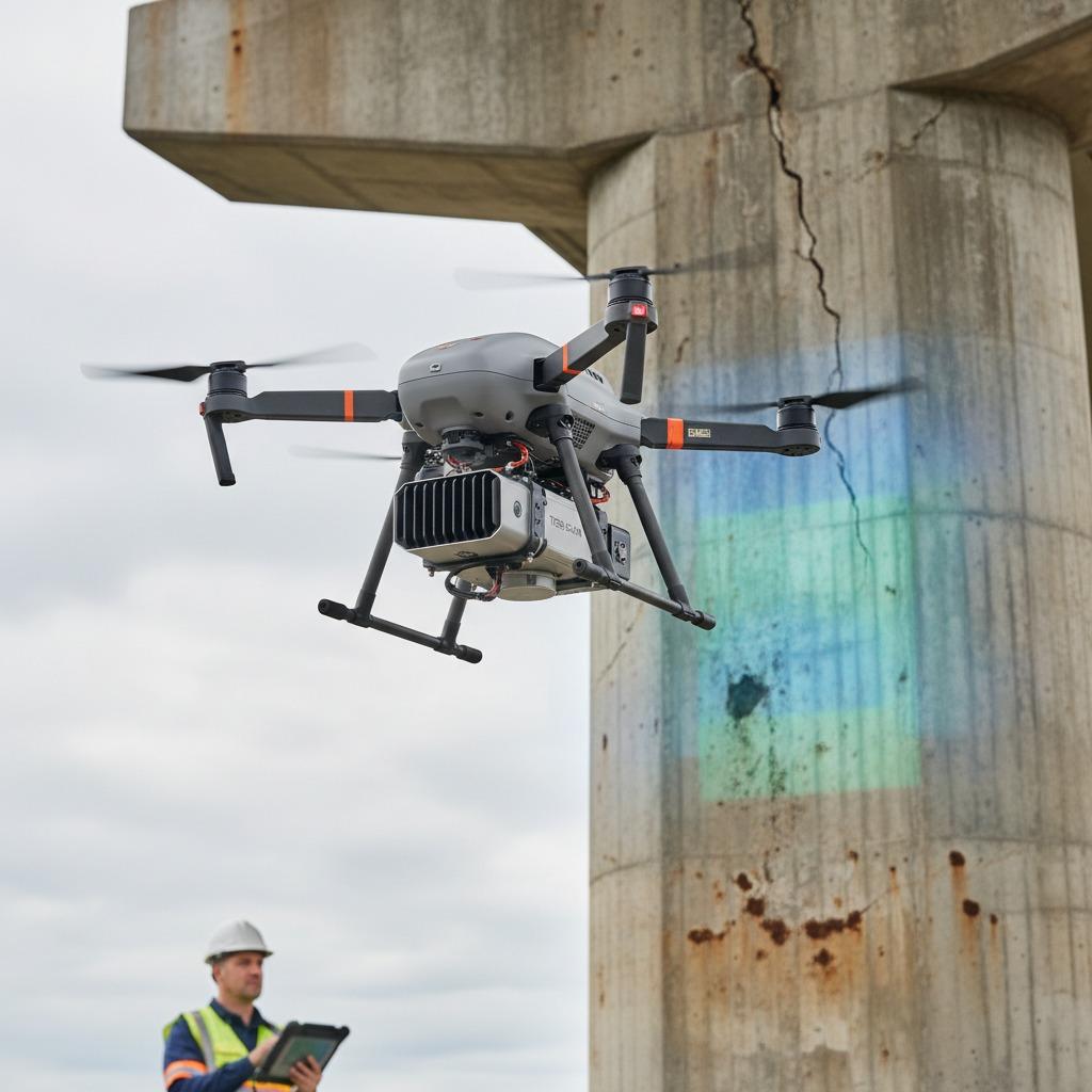 Terahertz radar for drone